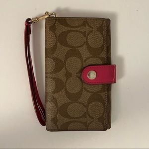 COACH Phone Clutch And Wristlet